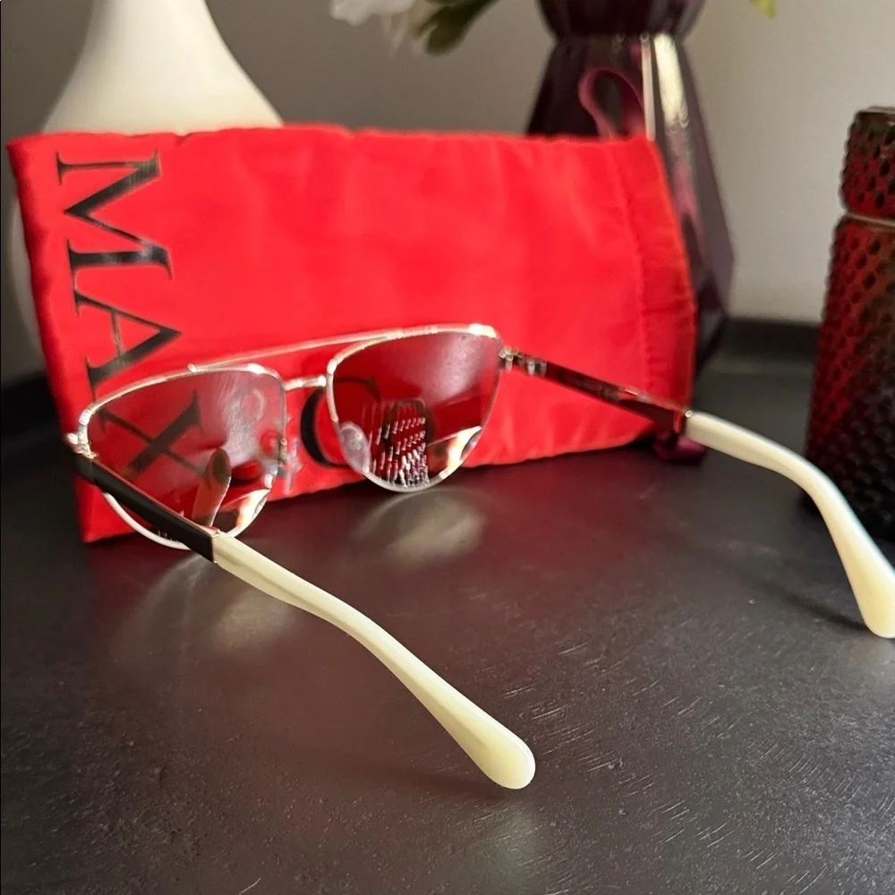 Max & Co. Copper Aviator Sunglasses